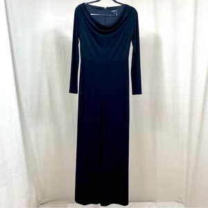 DKNY Cowl Neck Black Jumpsuit